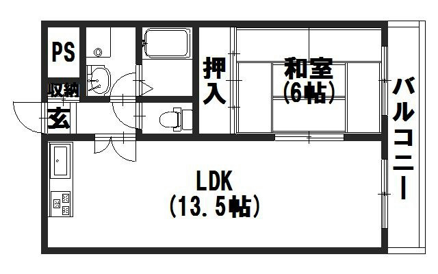 コーポポルスターの間取り