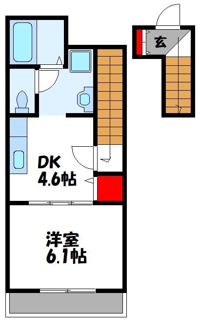 ハイツ雅の間取り