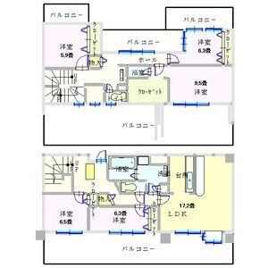 【サムティレジデンス東山公園の間取り】