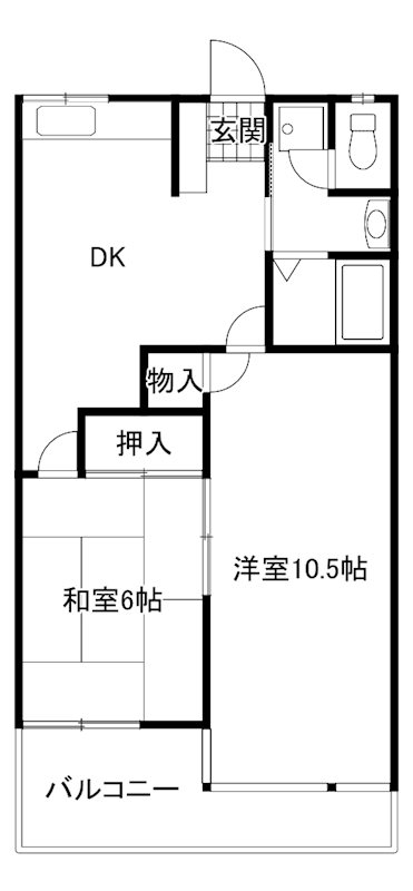 柳沢ハイツの間取り