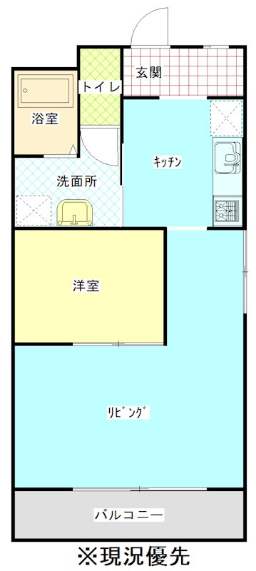 高橋ハイツの間取り