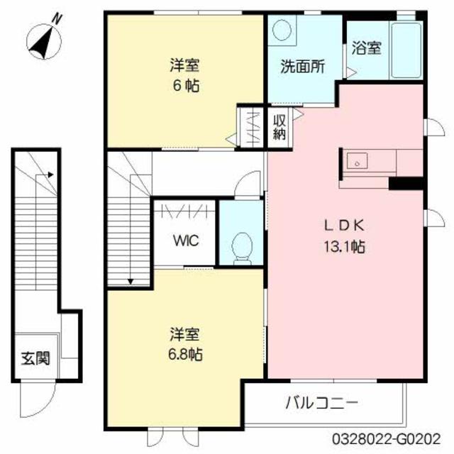 プレミール２１　Ｇ棟の間取り