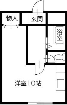 ステューディオ福島の間取り