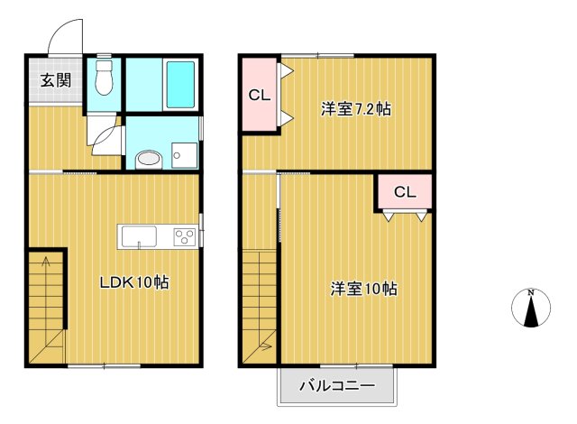 アジュールの間取り