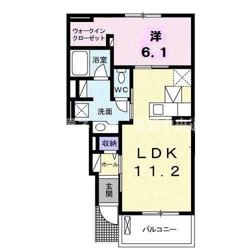 クラール宇多津Ｃの間取り