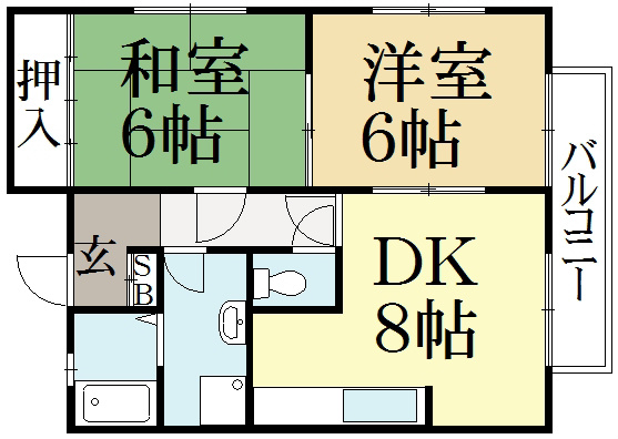 大塚マンションの間取り