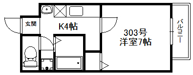 セレブマンション今宿の間取り