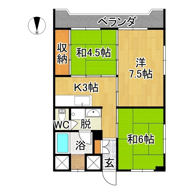 マンション瑞凰の間取り