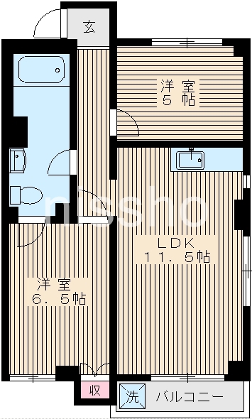 泉脇マンションの間取り