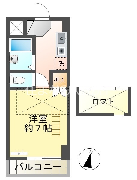 豊田市八草町のマンションの間取り