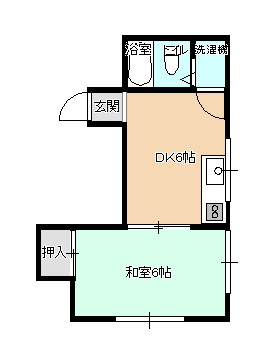 メディアメルヘン３ライフの間取り