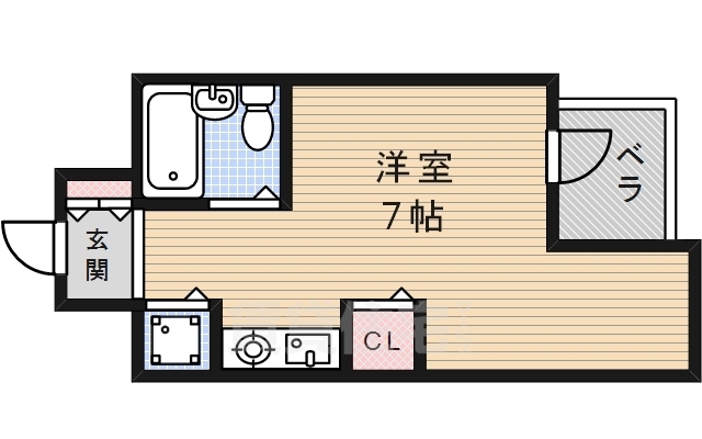 コメットマンション鴻池の間取り