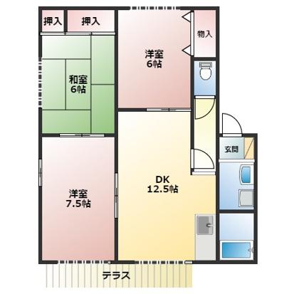 グリーンヒルズの間取り