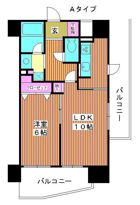 パークキューブ板橋本町の間取り