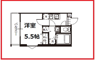 メルディア舎人IIの間取り