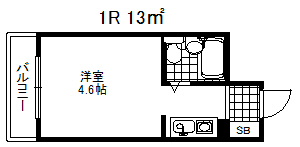 ライフピアモア六甲の間取り