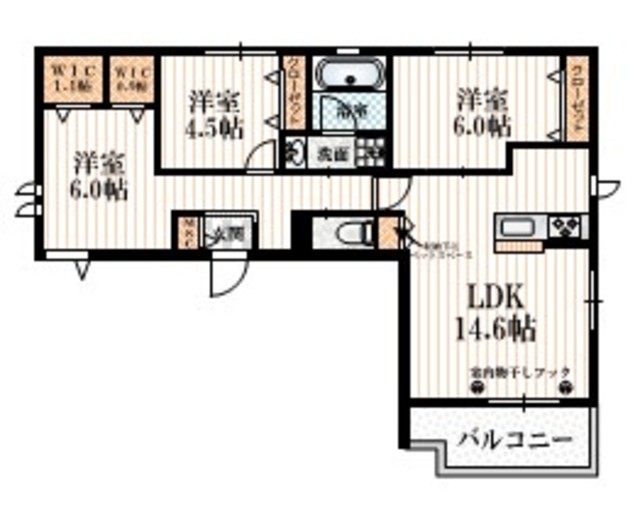 杉並区浜田山のマンションの間取り