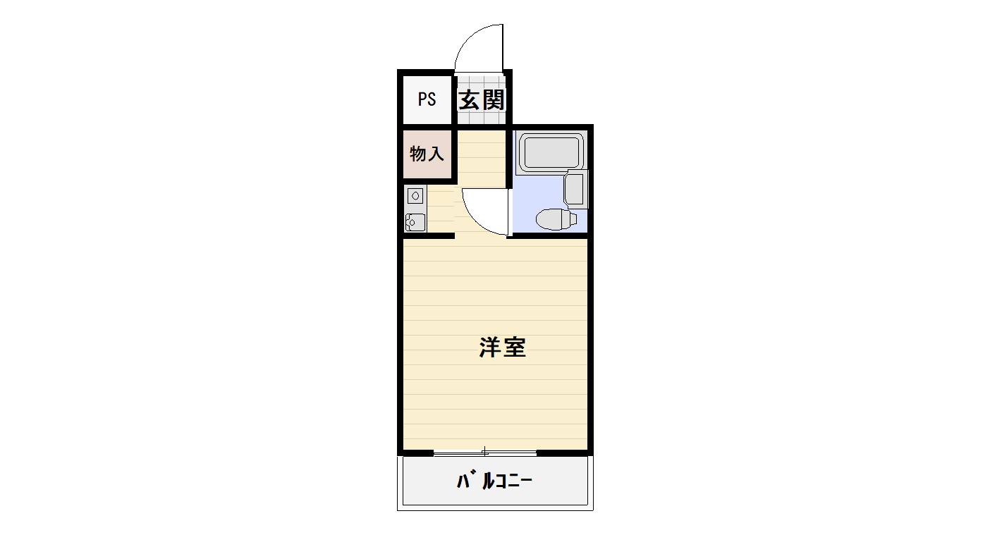 徳山駅前スカイマンションの間取り