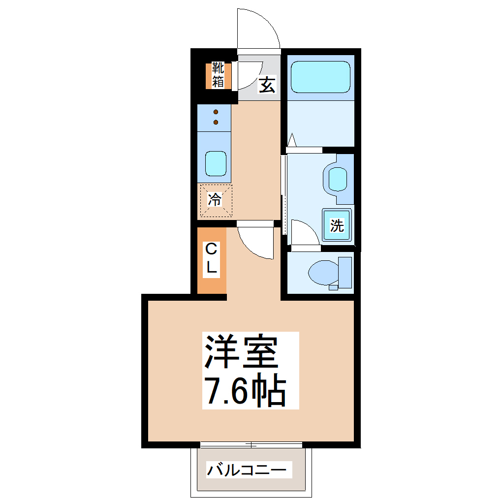 ミルフィーユ広表Aの間取り