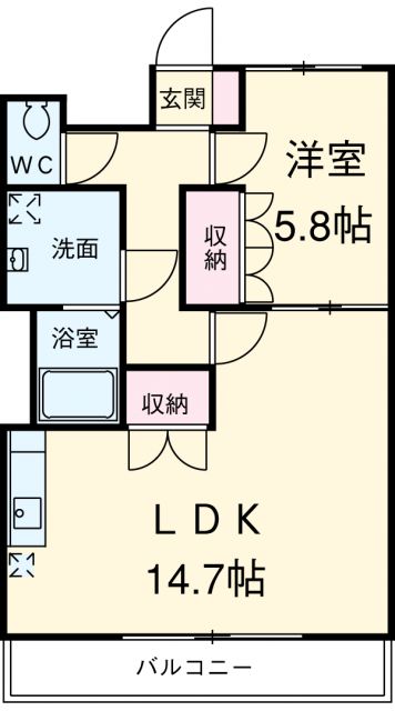 エトワール★の間取り