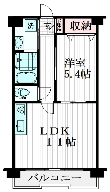 青戸ダイヤモンドパレスの間取り