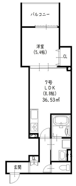 クリエオーレ東山町の間取り