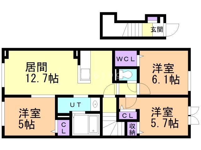 カーチスの間取り