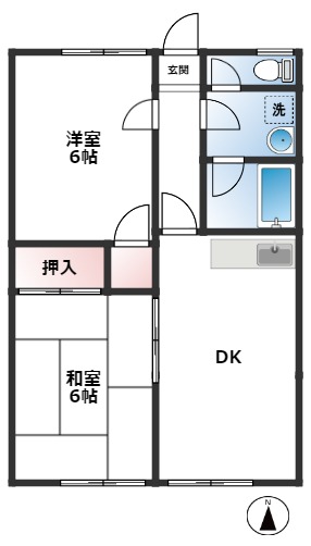 クレイドル青山の間取り