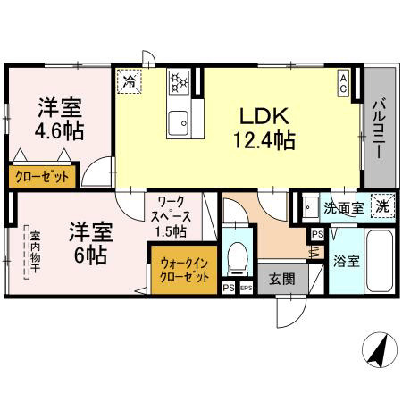 プランドール鷺宮の間取り