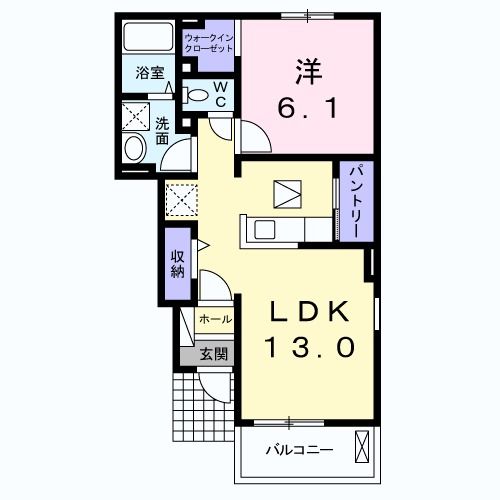 【コッティ３１０の間取り】