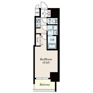 S-RESIDENCE庄内通Northの間取り