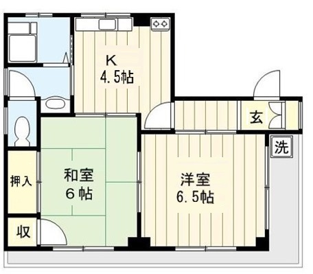 小川ビルの間取り