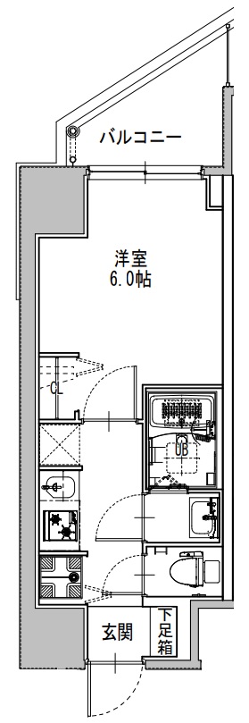 S-RESIDENCE堺筋本町Unoの間取り