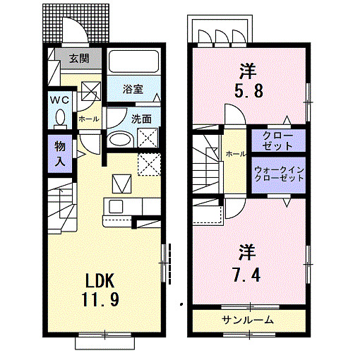 アゼリアの間取り