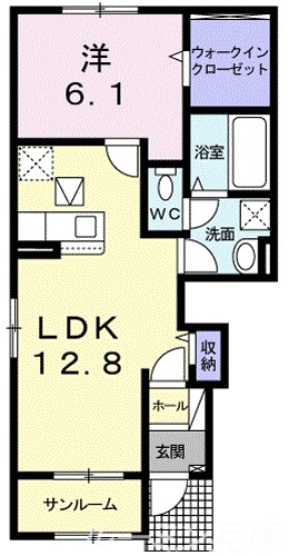 オイコスオロニ洲本の間取り