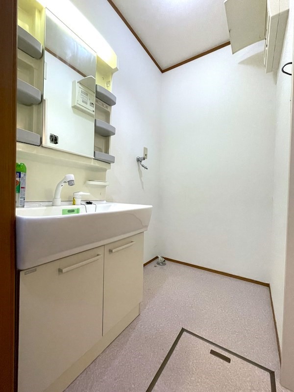 洗面設備　図面と現状に相違がある場合には現状を優先