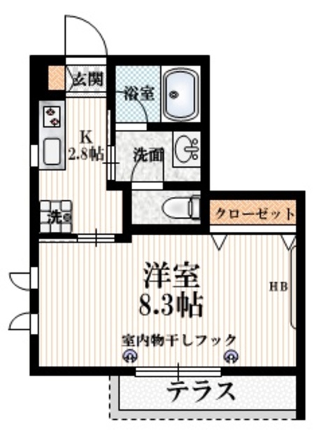 メルヴェイユ　メゾンの間取り