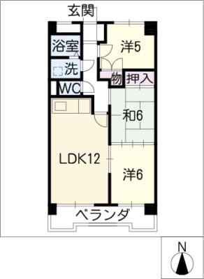 エーデルハイム南山の間取り