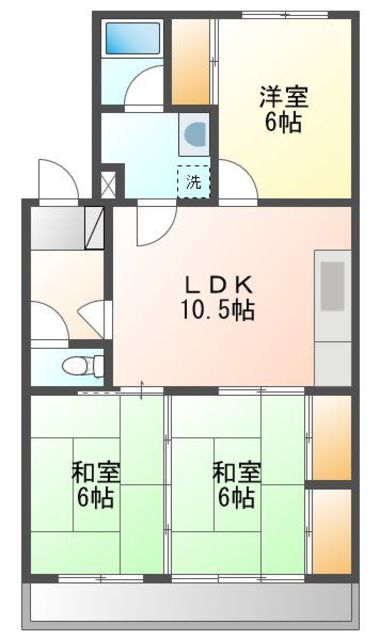 サンヒルズ香住ヶ丘の間取り