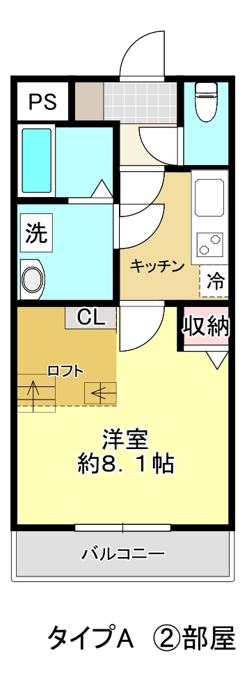 Renace　Kurima（ルネス栗真）の間取り