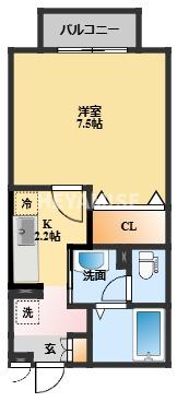 リヴェール大村の間取り