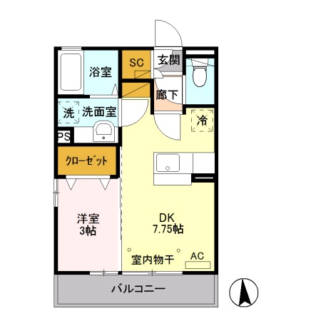 クライス ヒル IIの間取り