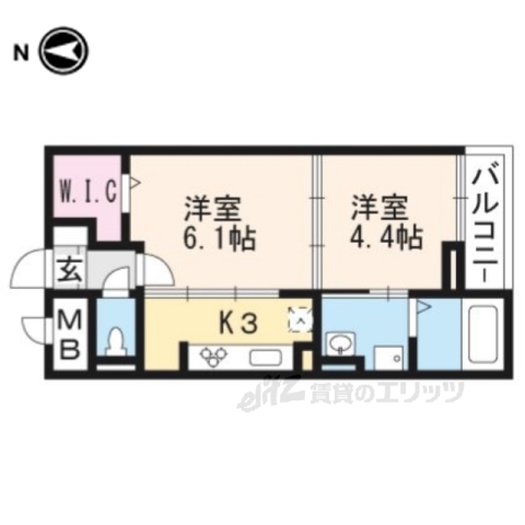 ｓｃｈｏｎｅ小町の間取り