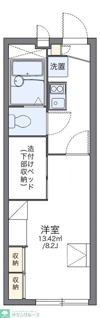 レオパレスミヤビの間取り