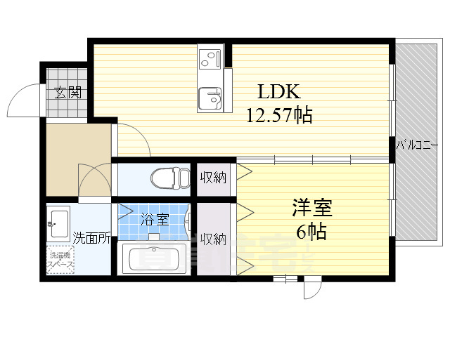 アムール別府の間取り