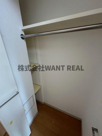 収納　たっぷりとした収納スペースです
