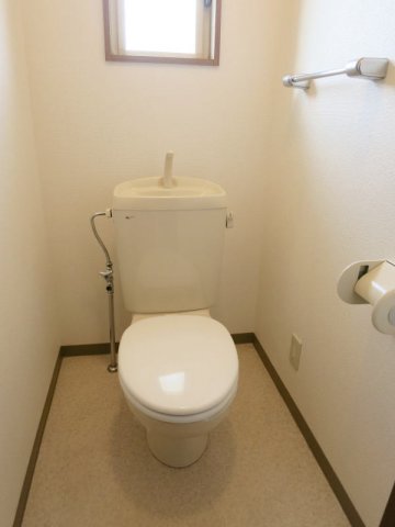 トイレ　ゆったりとした空間のトイレです