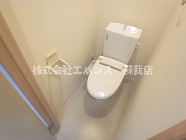 トイレ　ゆったりとした空間のトイレです
