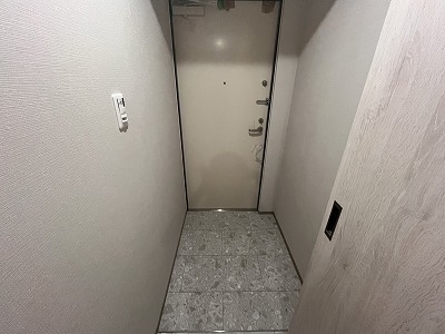 玄関　明るい玄関です