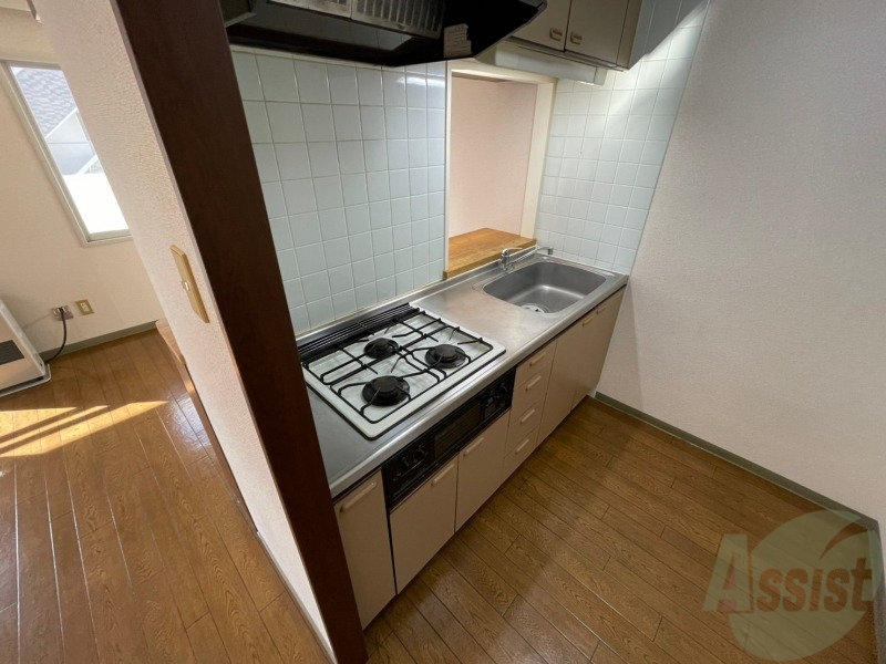 キッチン　キッチンはスペースも広々していて使いやすそうですよ！